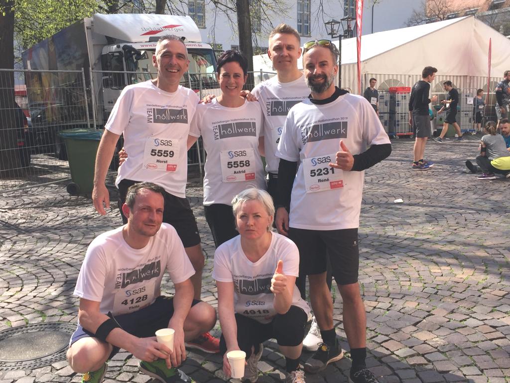 Team höllwerk - SAS Halbmarathon Heidelberg 2019